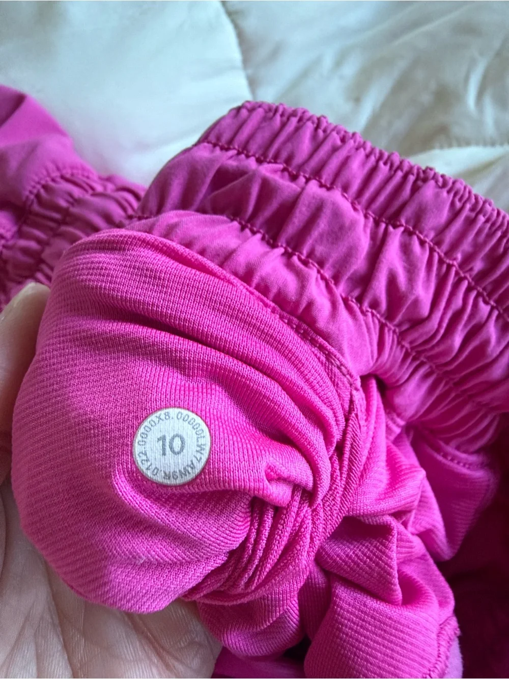 lululemon athletica Bright Pink Hem Athletic Shorts